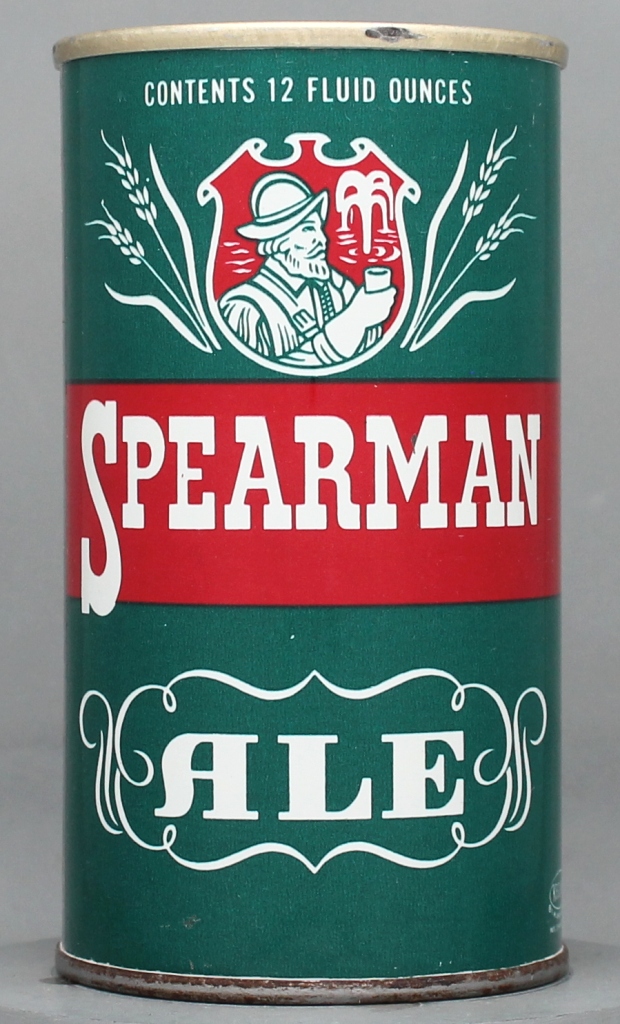 Spearman Ale 12 Oz Tab/Insert Top Can