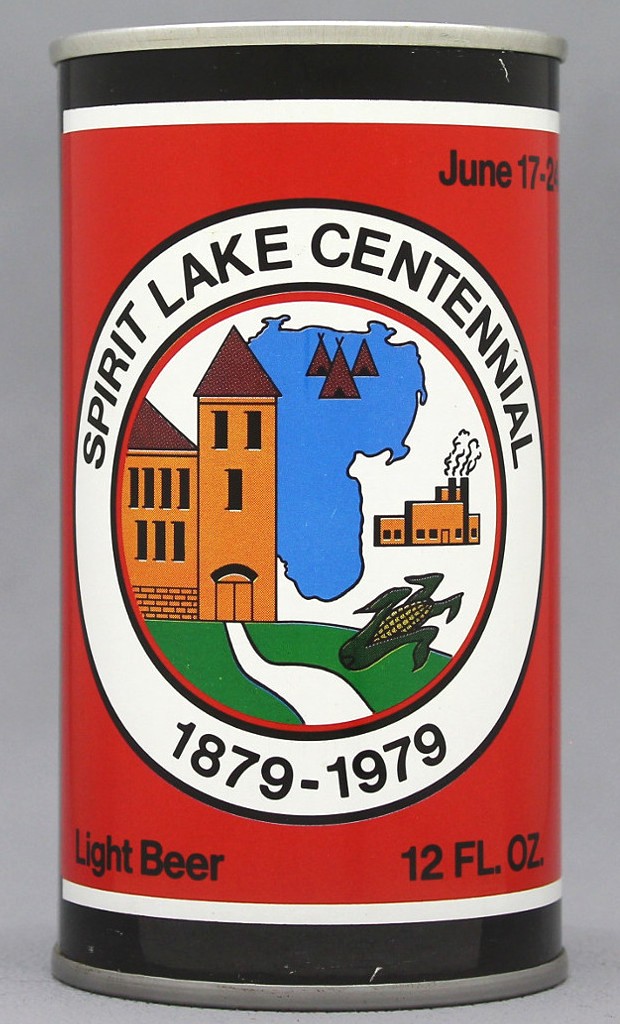 Spirit Lake Centennial Light Beer 12 Oz Tab Top Can