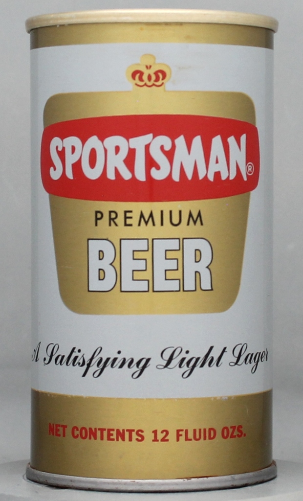 Sportsman Premium Beer 12 Oz Tab Top Can