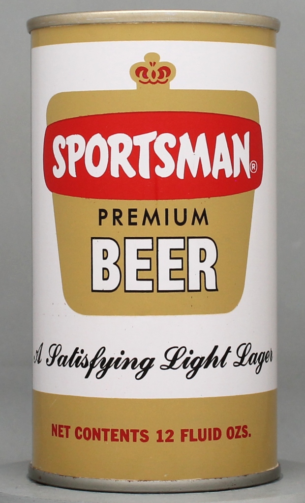 Sportsman Premium Beer 12 Oz Tab Top Can