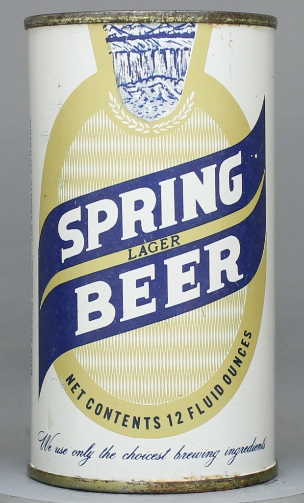 Spring Lager Beer 12 Oz Insert Top Can