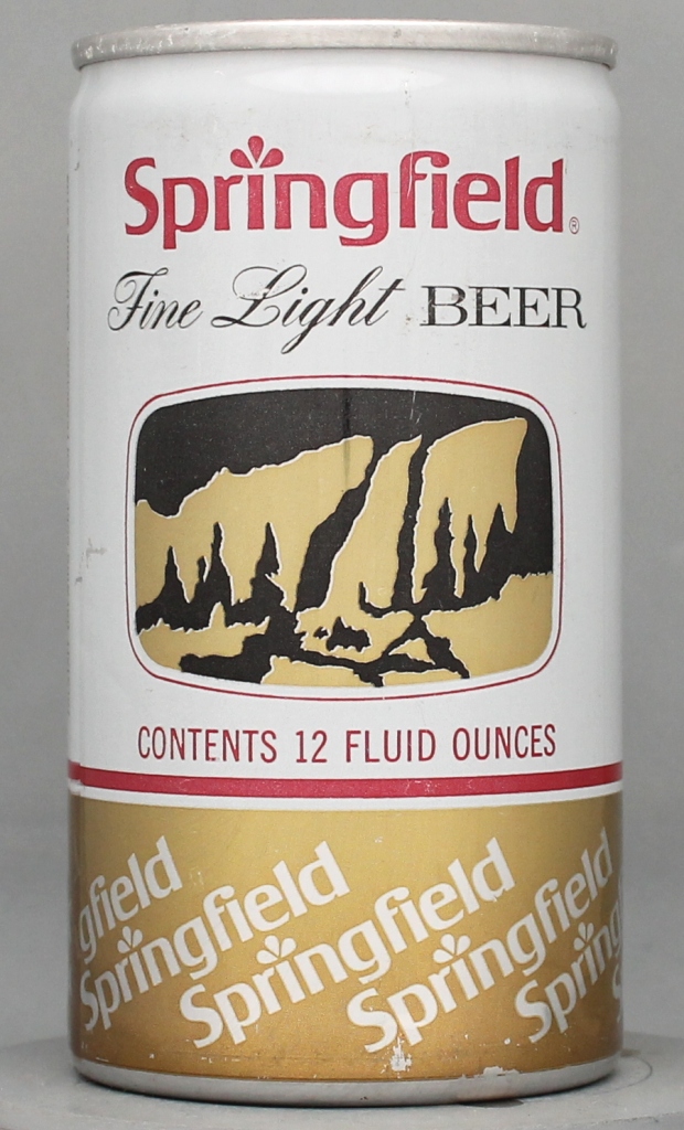 Springfield Beer 12 Oz Tab Top Can