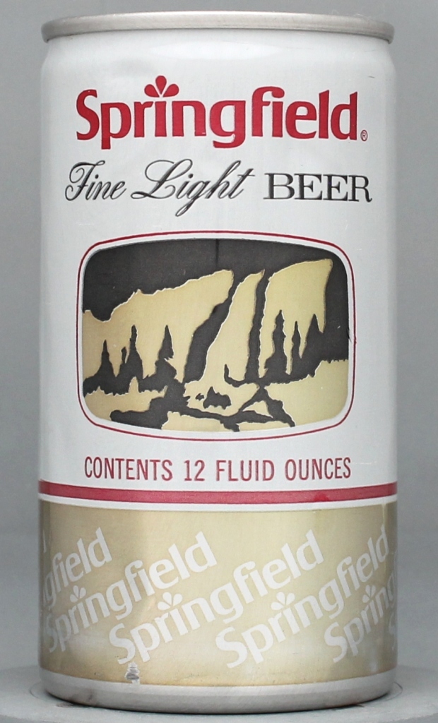 Springfield Fine Light Beer 12 Oz Tab Top Can
