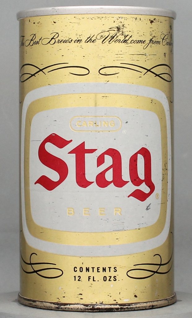 Stag Beer 12 Oz Zip/Insert Top Can