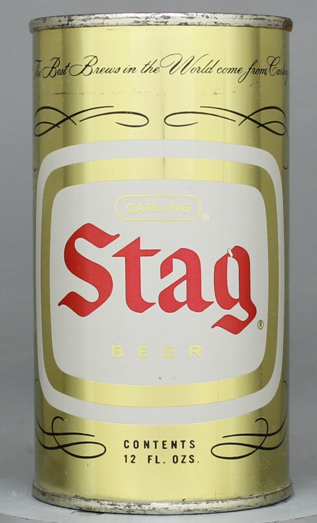 Stag Beer 12 Oz Zip/Insert Top Can