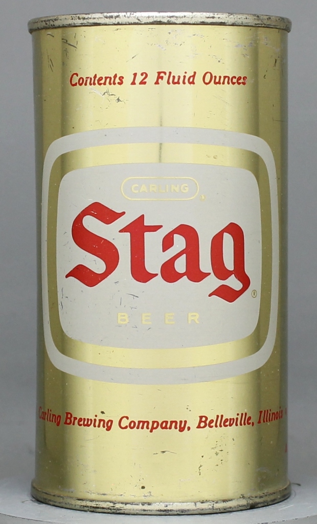 Stag Beer 12 Oz Tab/Insert Top Can