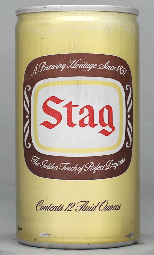 Stag Beer 12 Oz Tab Top Can