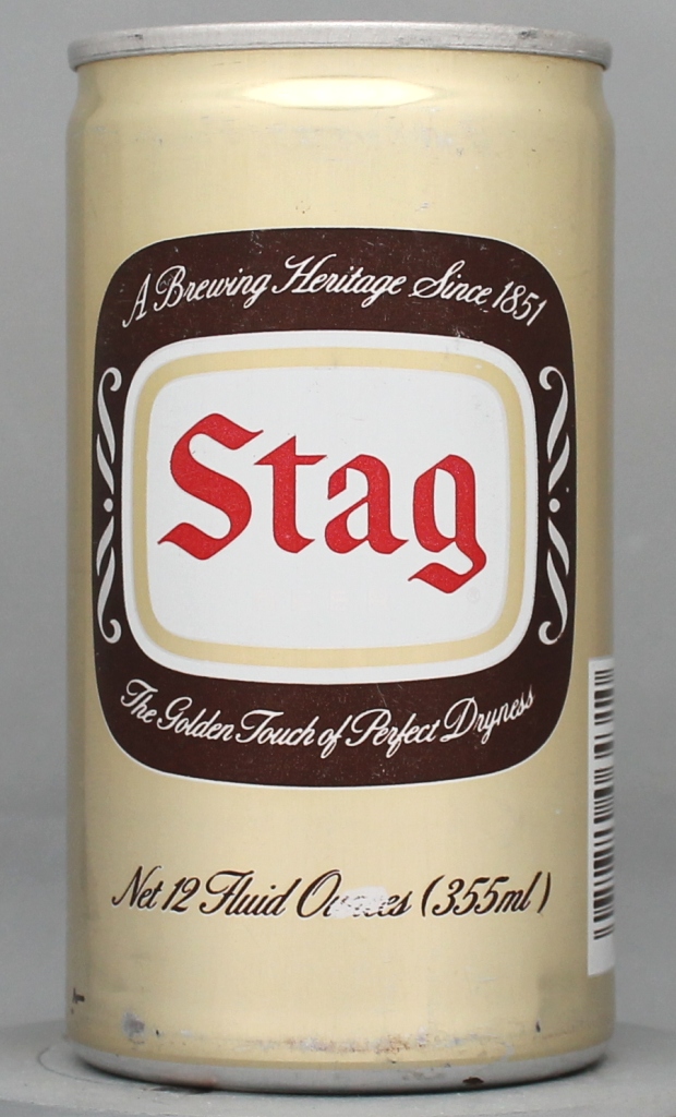 Stag Beer 12 Oz Tab Top Can