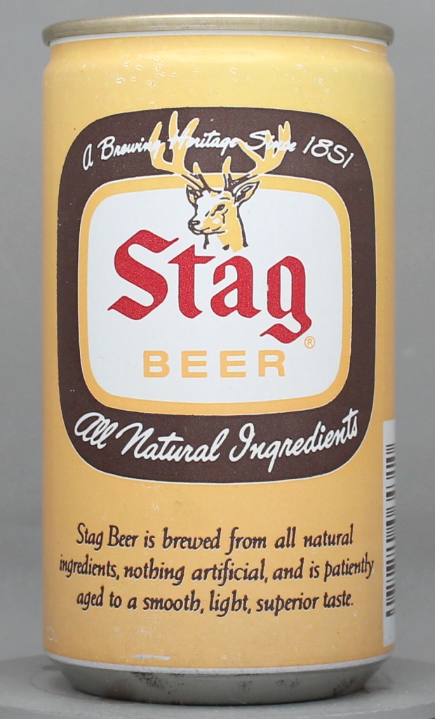 Stag Beer 12 Oz Tab Top Can