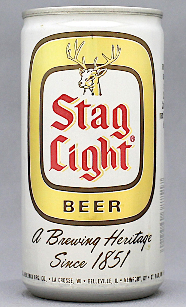 Stag Light Beer 12 Oz Tab Top Can