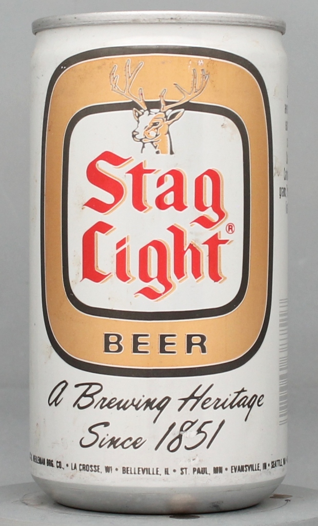 Stag Light Beer 12 Oz Tab Top Can