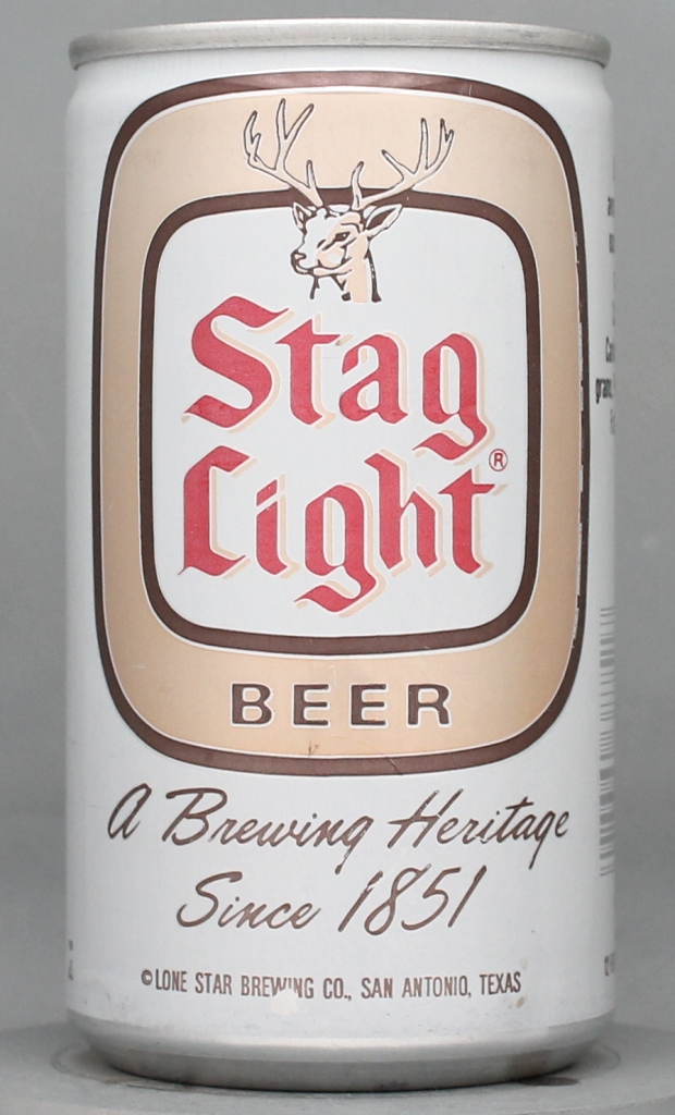 Stag Light Beer 12 Oz Tab Top Can