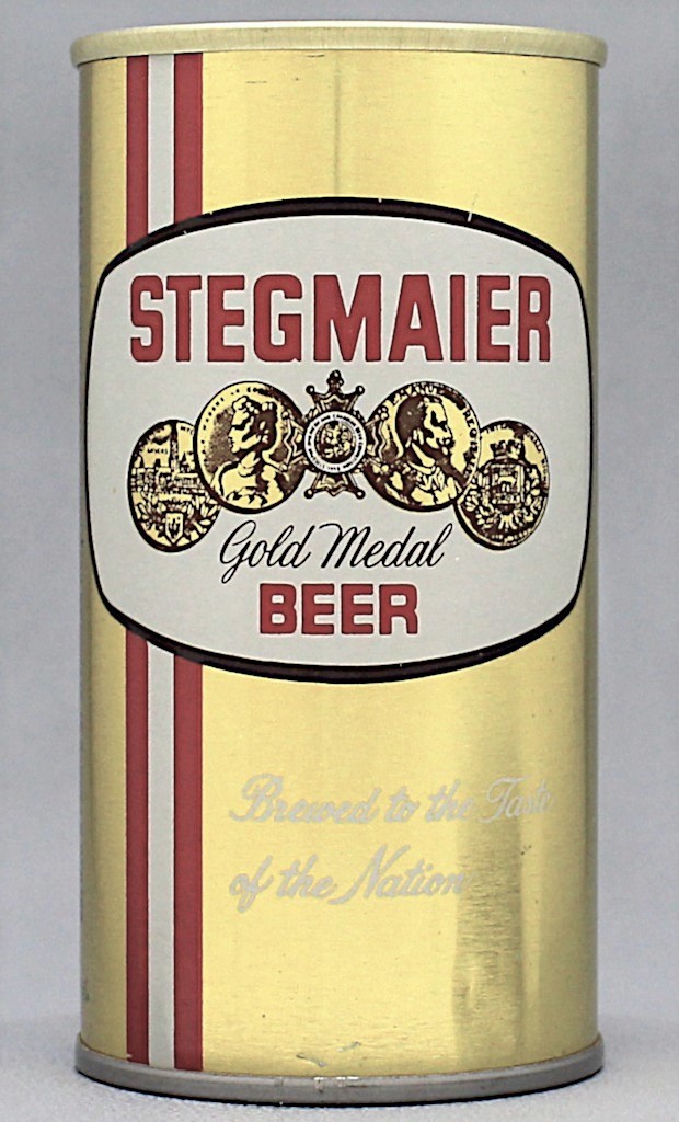 Stegmaier Gold Medal Beer 12 Oz Tab Top Can