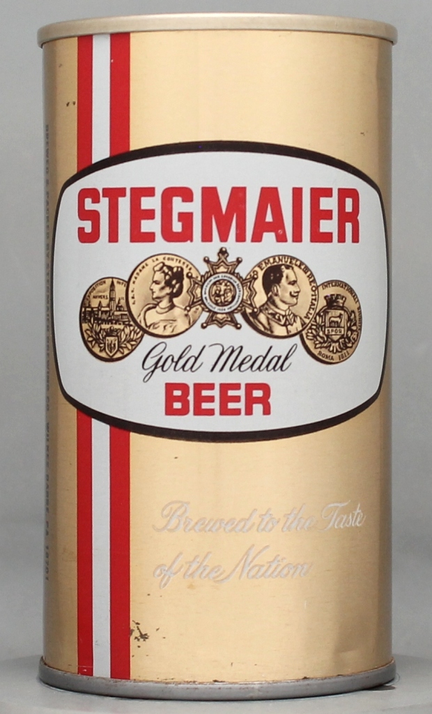 Stegmaier Gold Medal Beer 12 Oz Tab Top Can