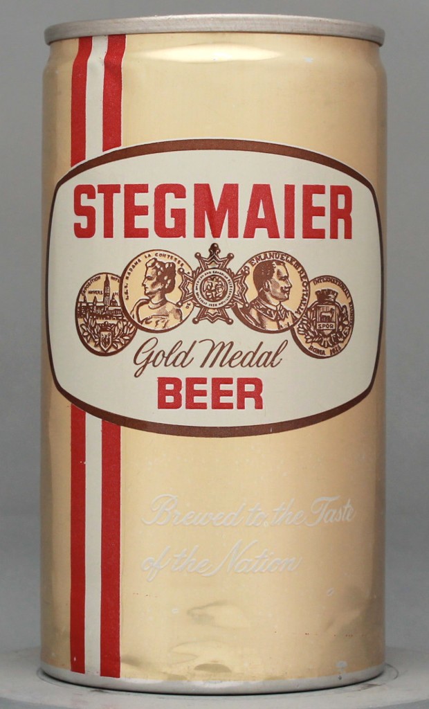 Stegmaier Gold Medal Beer 12 Oz Tab Top Can