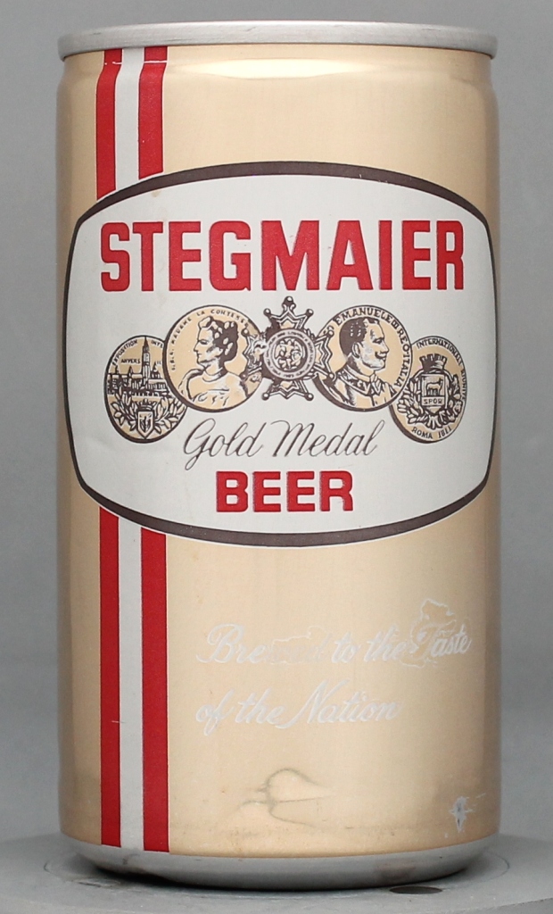 Stegmaier Gold Medal Beer 12 Oz Tab Top Can