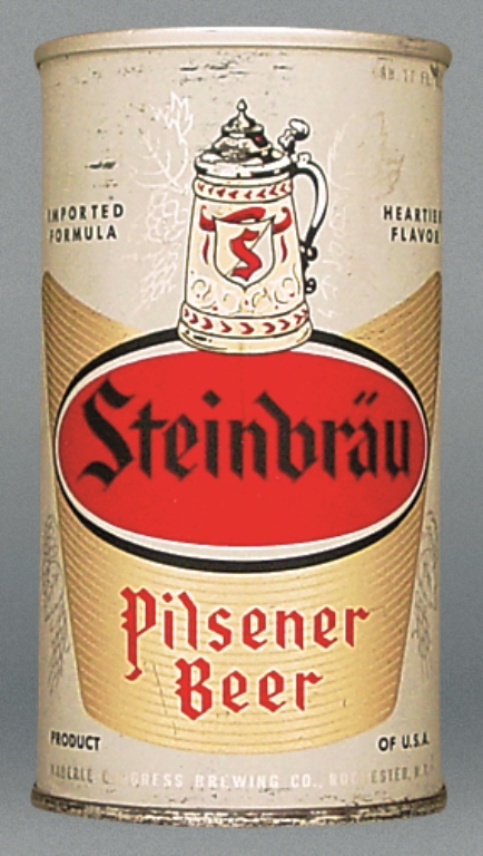Steinbrau Pilsner Beer 12 Oz Zip/Tab Top Can