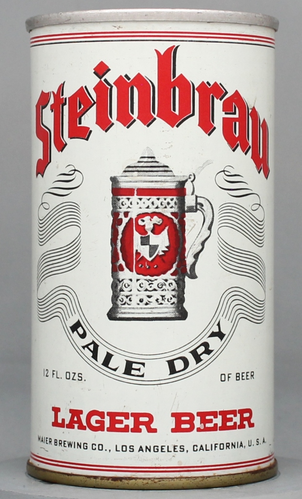 Steinbrau Pale Dry Lager Beer 12 Oz Tab Top Can