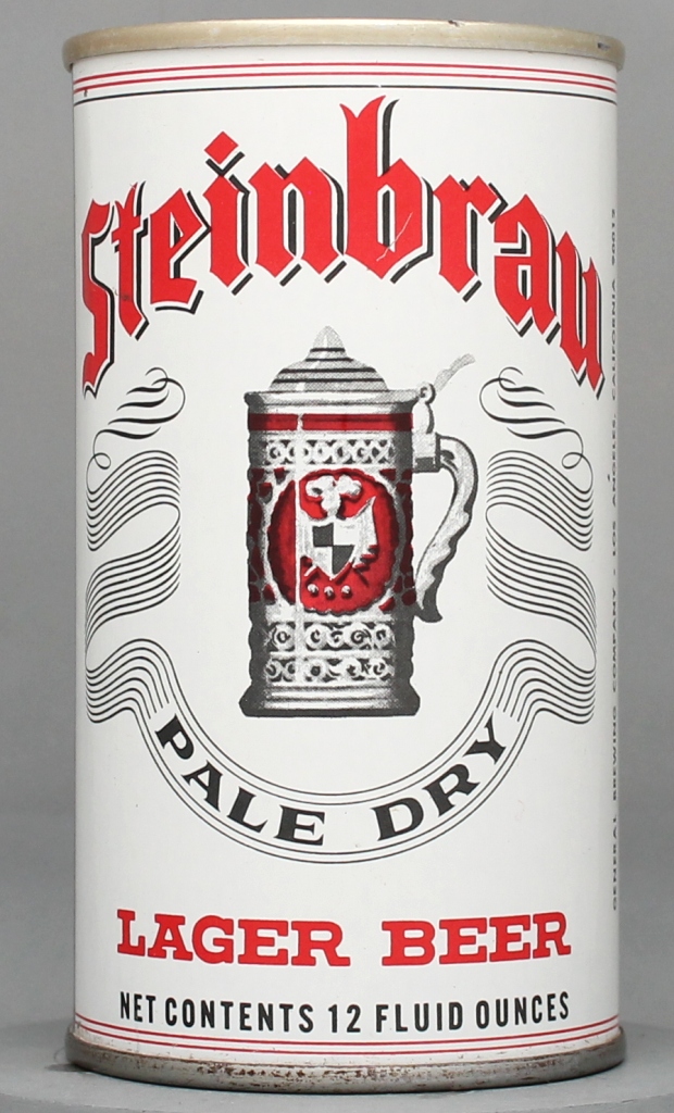 Steinbrau Pale Dry Beer 12 Oz Tab Top Can