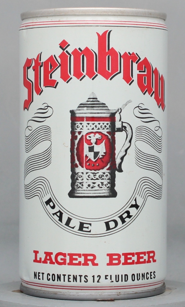 Steinbrau Pale Dry Beer 12 Oz Tab Top Can