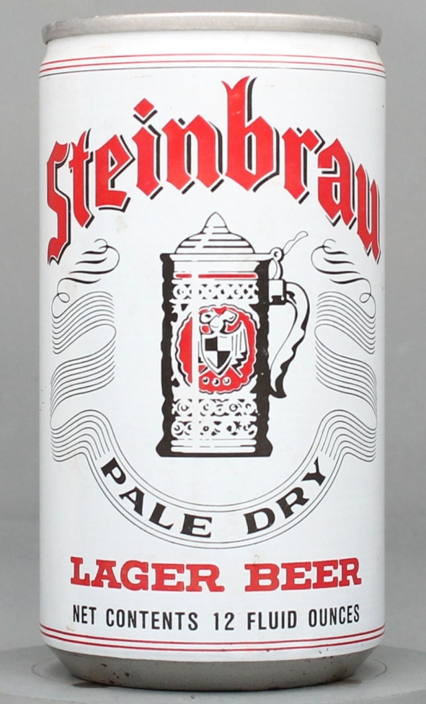 Steinbrau Pale Dry Beer 12 Oz Tab Top Can