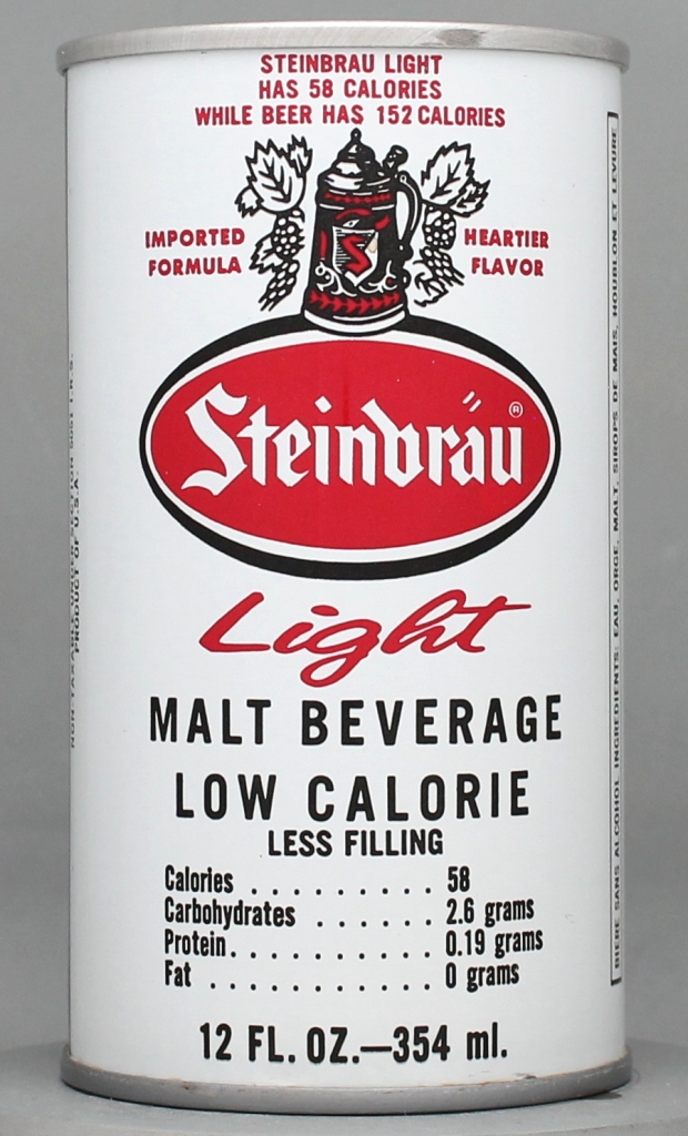 Steinbrau Light Malt Beverage 12 Oz Tab Top Can
