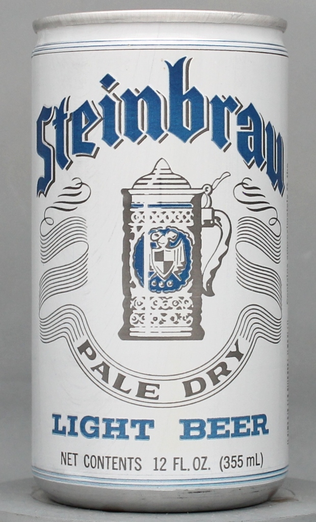 Steinbrau Pale Dry Light Beer 12 Oz Tab/Stay Top Can