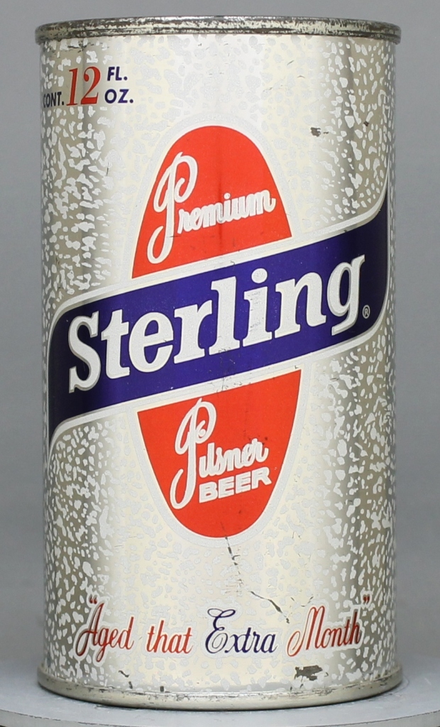 Sterling Premium Pilsner Beer 12 Oz Zip/Tab Top Can