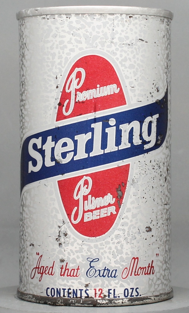 Sterling Premium Pilsner Beer 12 Oz Tab Top Can
