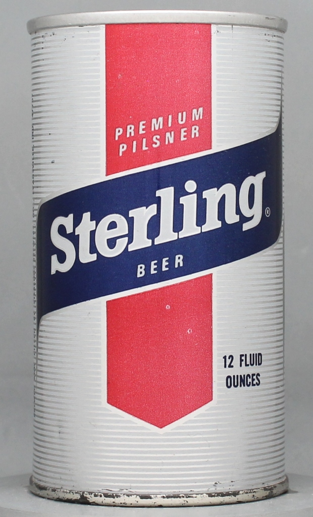 Sterling Premium Pilsner Beer 12 Oz Tab Top Can