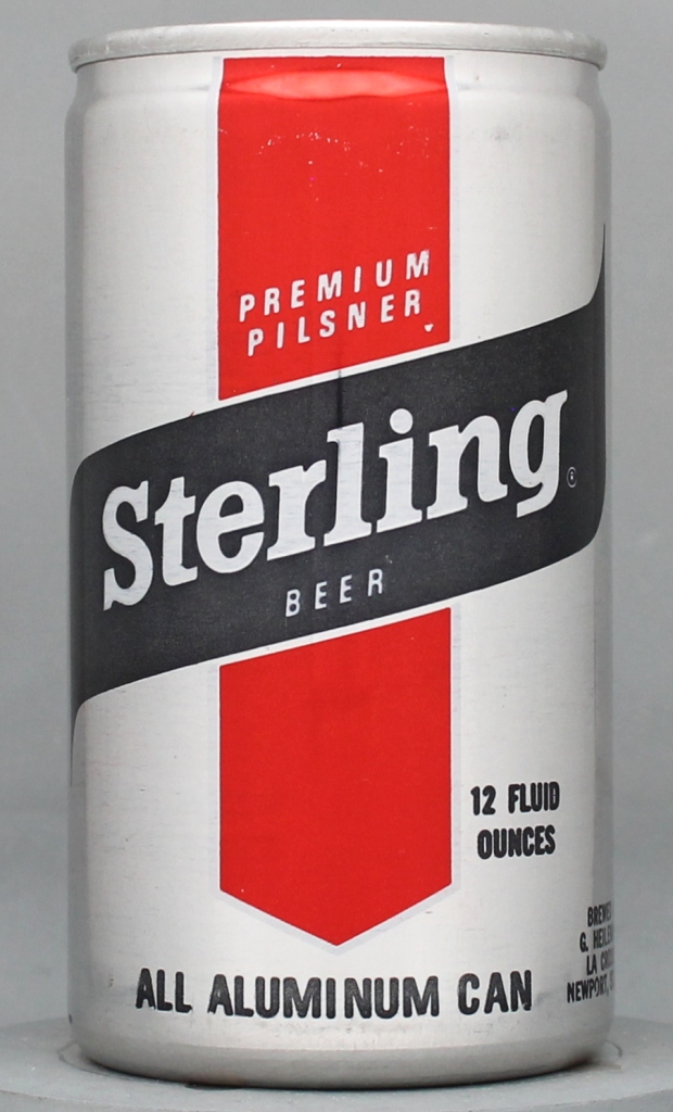 Sterling Premium Pilsner Beer 12 Oz Tab Top Can