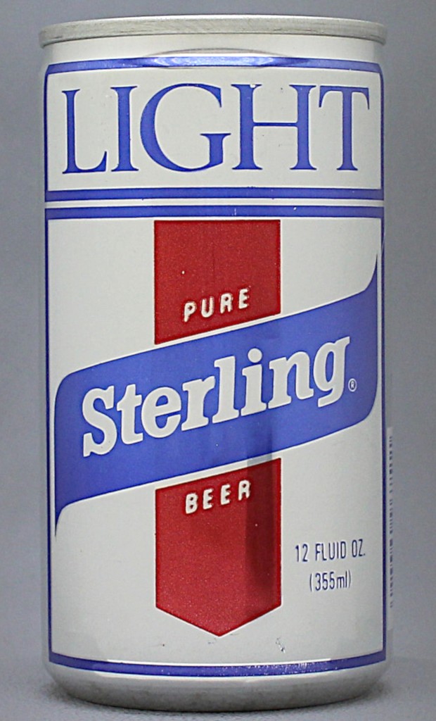 Sterling Light Pure Beer 12 Oz Tab/Stay Top Can