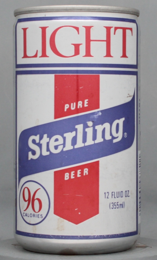 Sterling Pure Light Beer 12 Oz Tab Top Can
