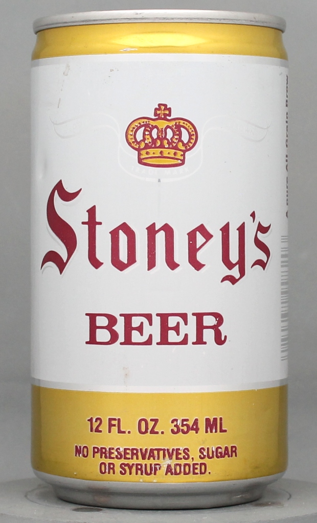 Stoney's Beer 12 Oz Tab Top Can