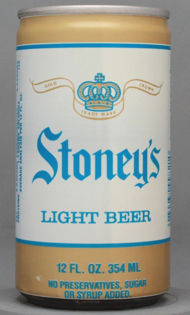 Stoney's Light Beer 12 Oz Tab Top Can