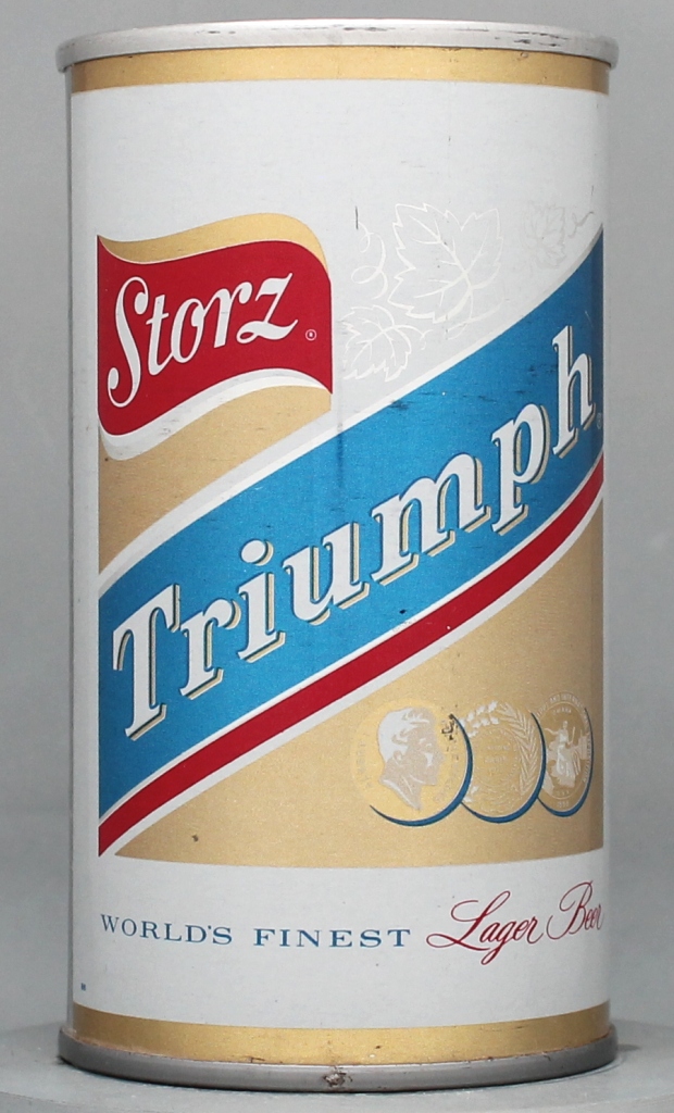 Storz Triumph Lager Beer 12 Oz Tab Top Can