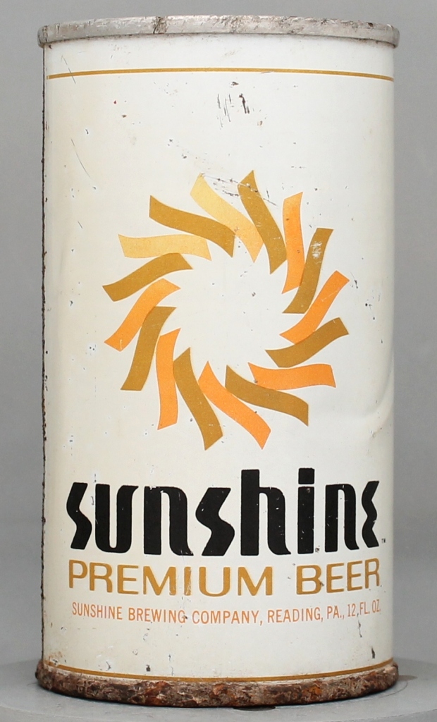 Sunshine Premium Beer 12 Oz Tab Top Can