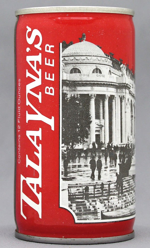 Talayna's Beer 12 Oz Tab Top Can