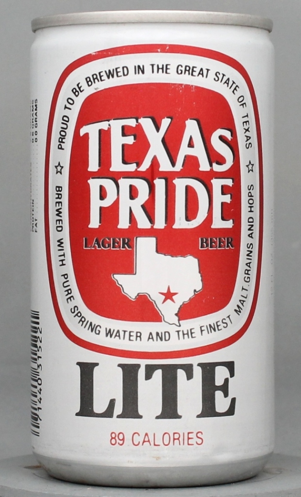 Texas Pride Lite Lager Beer 12 Oz Tab/Stay Top Can