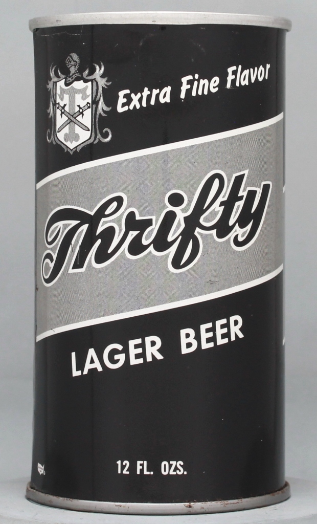 Thrifty Lager Beer 12 Oz Tab Top Can