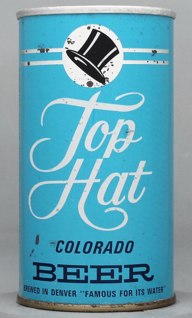 Top Hat Colorado Beer 12 Oz Zip/Tab Top Can