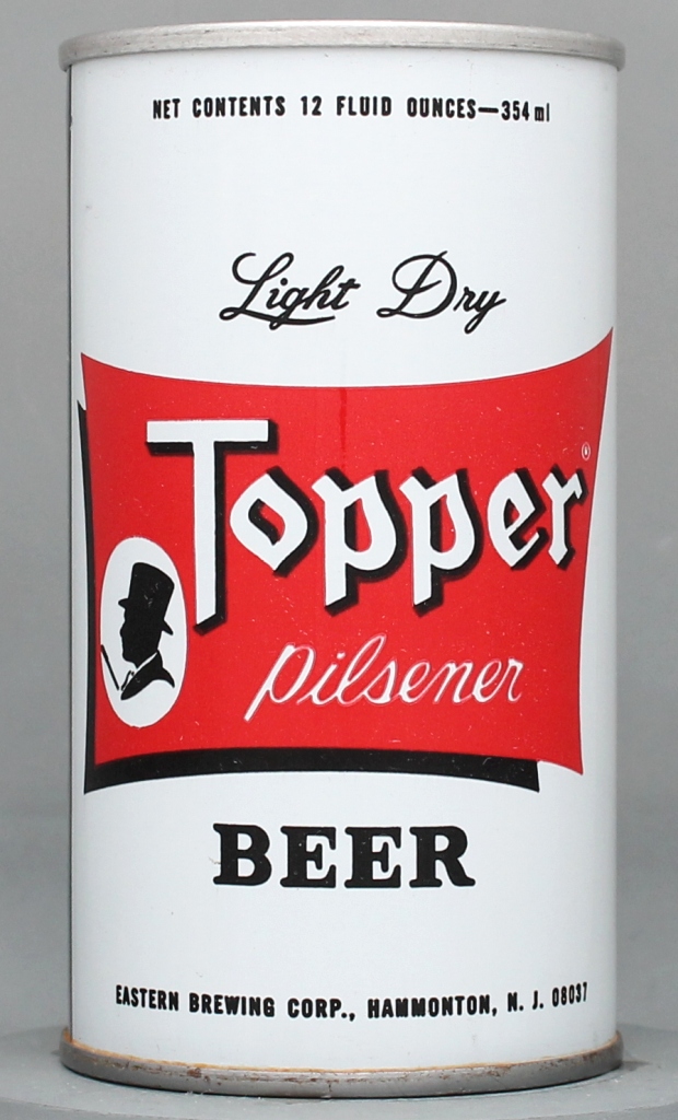 Topper Pilsener Light Dry Beer 12 Oz Tab Top Can
