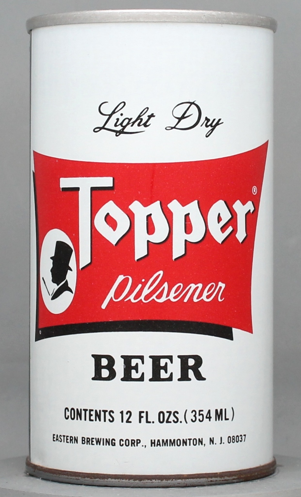 Topper Pilsener Light Dry Beer 12 Oz Tab Top Can