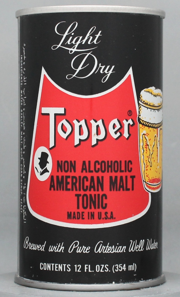 Topper Non Alcoholic Malt Tonic 12 Oz Tab Top Can