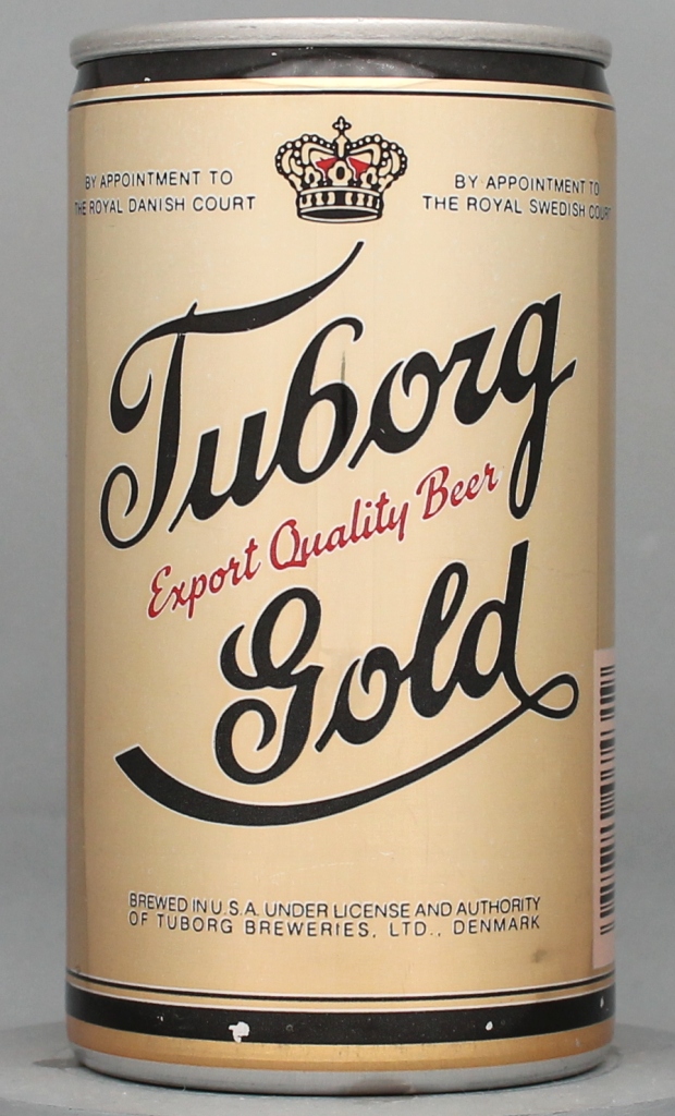 Tuborg Gold Export Quality Beer 12 Oz Tab/Button Top Can