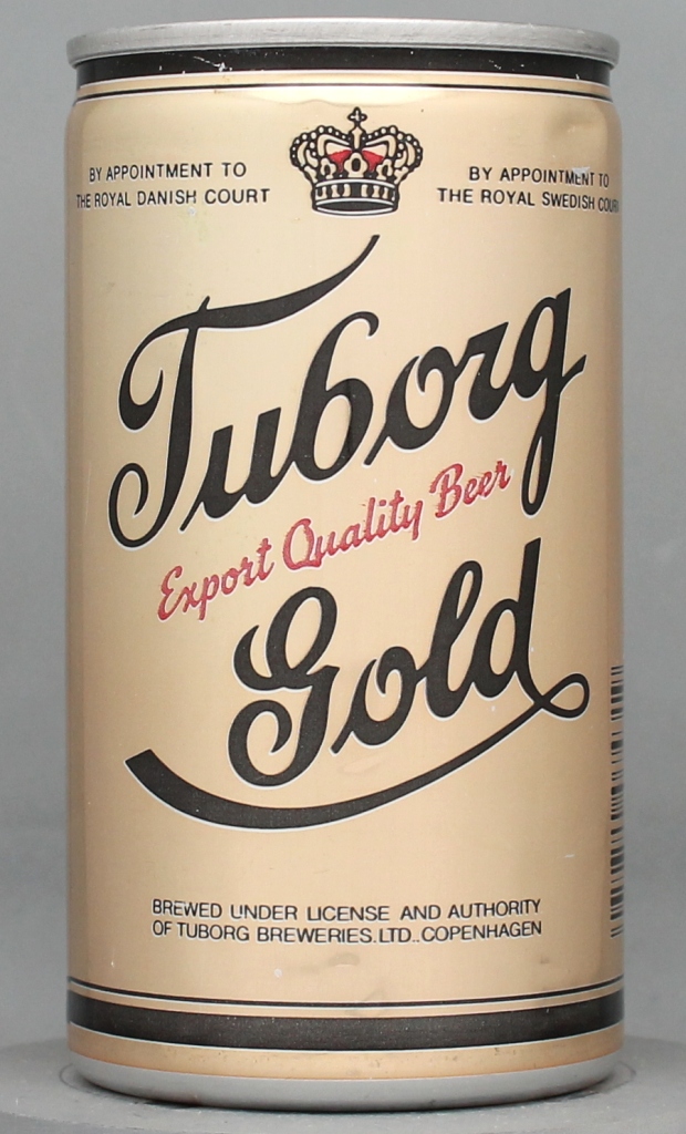 Tuborg Gold Export Quality Beer 12 Oz Tab Top Can