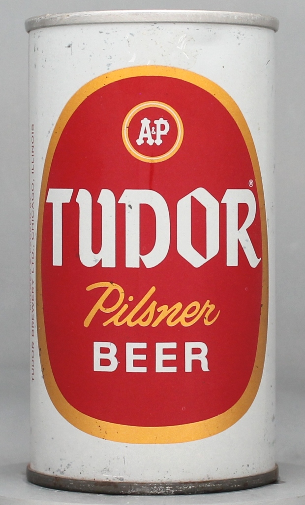 Tudor Pilsner Beer 12 Oz Zip/Tab Top Can