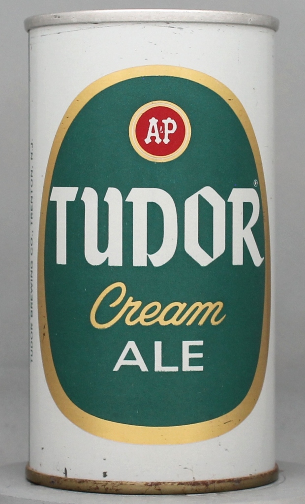 Tudor Cream Ale 12 Oz Zip/Tab Top Can