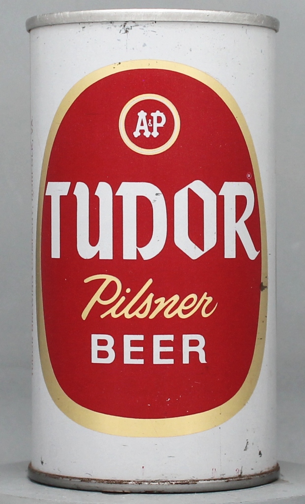 Tudor Pilsner Beer 12 Oz Zip/Tab/Insert Top Can