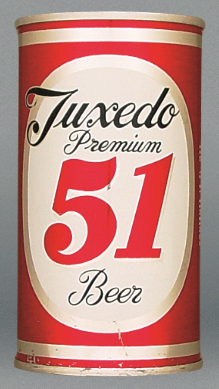 Tuxedo 51 Premium Beer 12 Oz Zip Top Can
